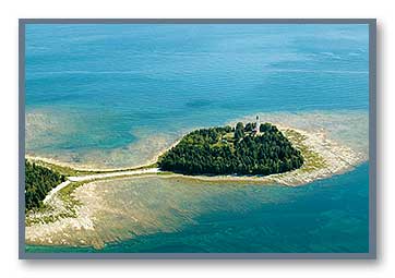 Cana Island aerial photo
