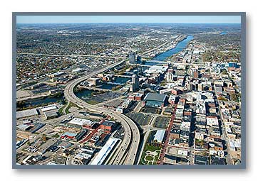 Grand Rapids aerial photo