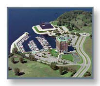 Shoreline Inn and Terrace Point Marina in Muskegon, MI