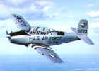 T-34 in flight