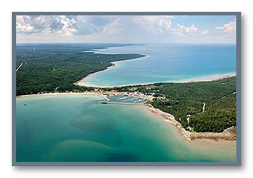 Presque Isle harbor looking north