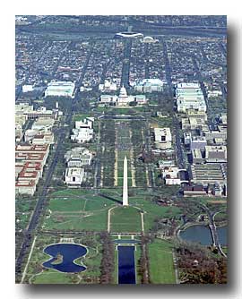 Washington Monument and Capitol Building